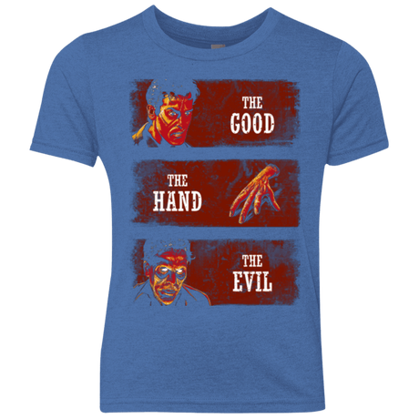 T-Shirts Vintage Royal / YXS The Good the Hand and the Evil Youth Triblend T-Shirt