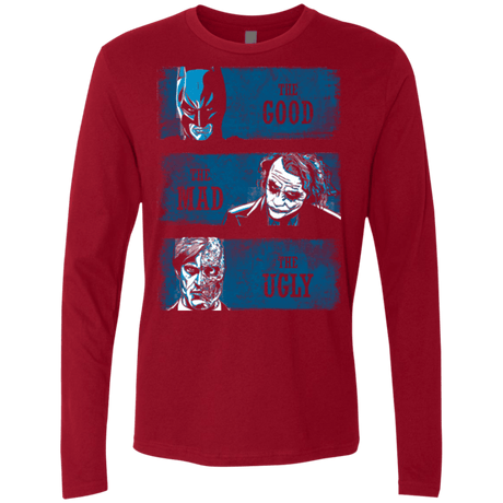 T-Shirts Cardinal / Small The Good the Mad and the Ugly Men's Premium Long Sleeve