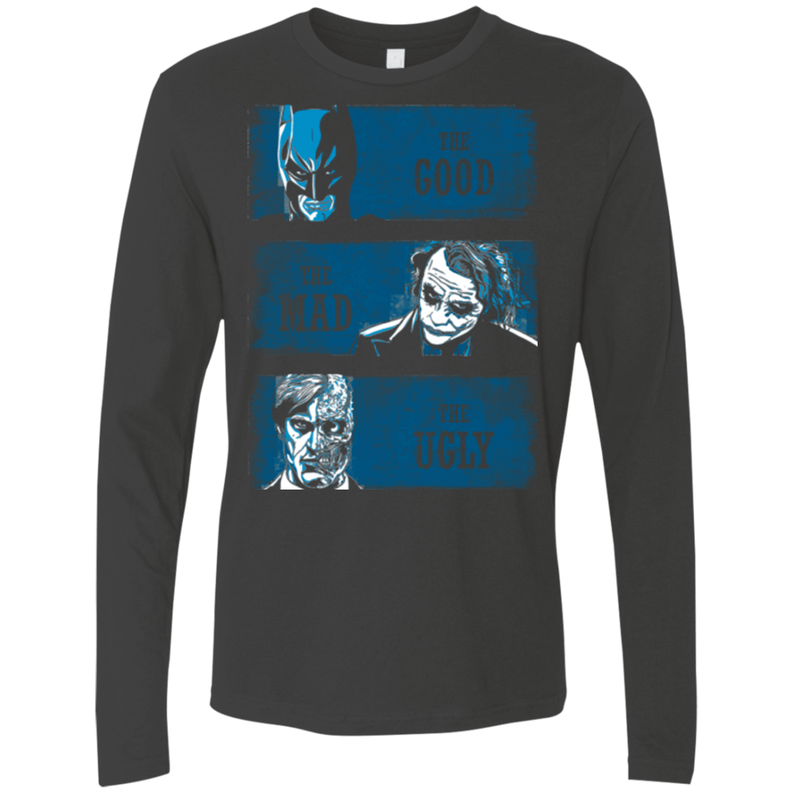 T-Shirts Heavy Metal / Small The Good the Mad and the Ugly Men's Premium Long Sleeve