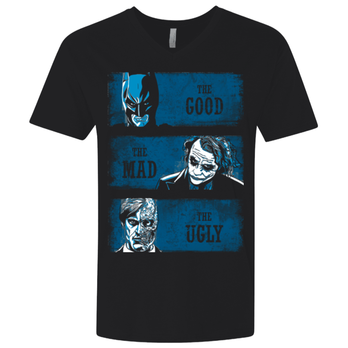 T-Shirts Black / X-Small The Good the Mad and the Ugly Men's Premium V-Neck