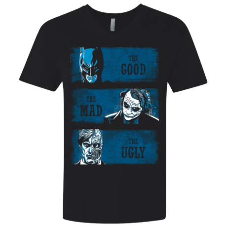 T-Shirts Black / X-Small The Good the Mad and the Ugly Men's Premium V-Neck