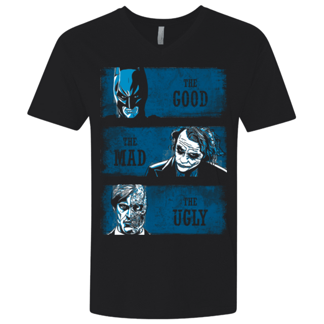 T-Shirts Black / X-Small The Good the Mad and the Ugly Men's Premium V-Neck