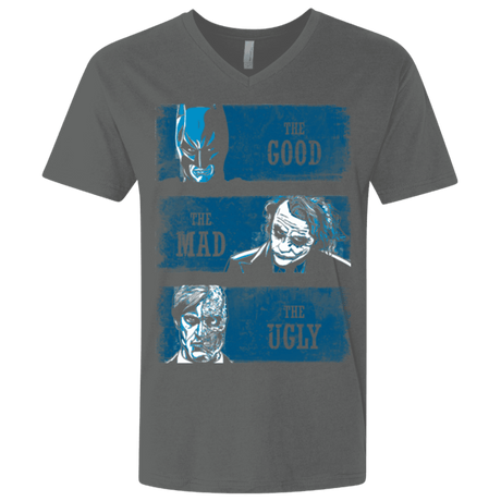 T-Shirts Heavy Metal / X-Small The Good the Mad and the Ugly Men's Premium V-Neck