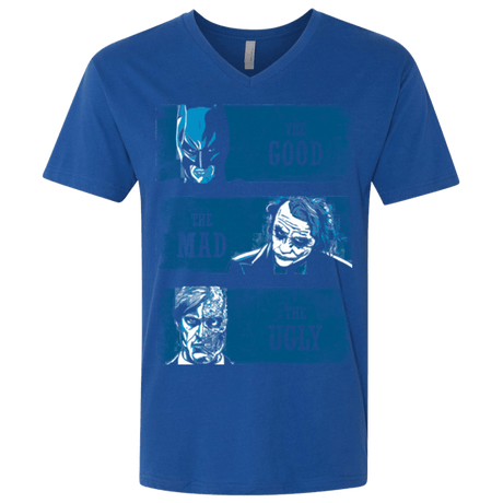 T-Shirts Royal / X-Small The Good the Mad and the Ugly Men's Premium V-Neck