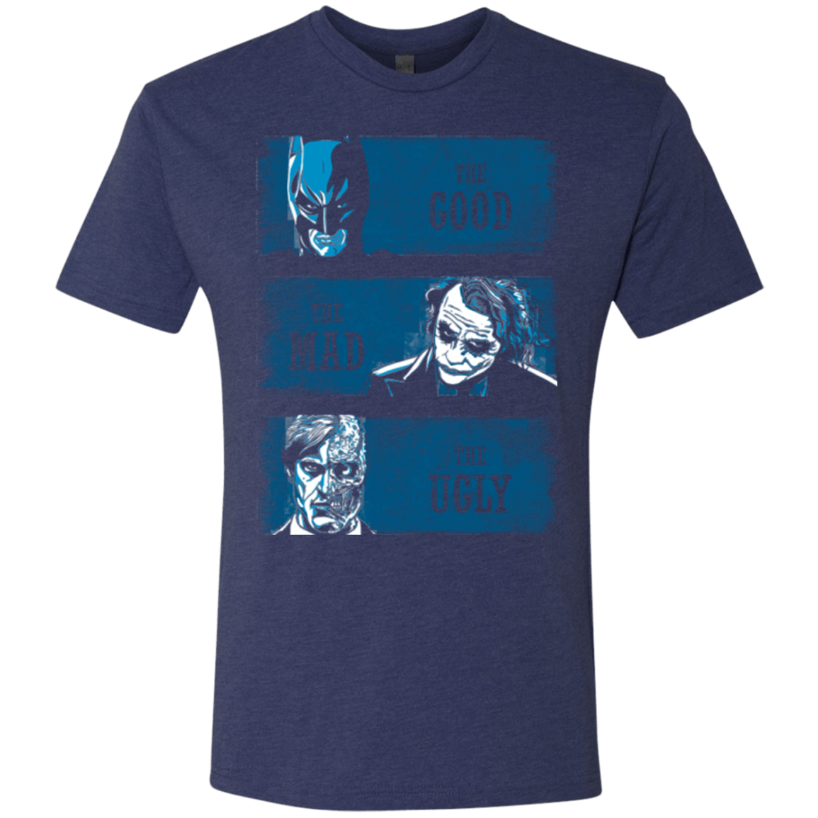 T-Shirts Vintage Navy / Small The Good the Mad and the Ugly Men's Triblend T-Shirt