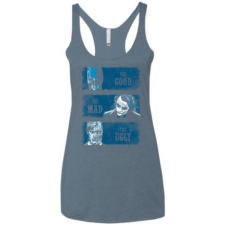 T-Shirts Indigo / X-Small The Good the Mad and the Ugly Women's Triblend Racerback Tank