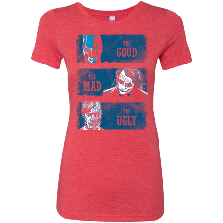 T-Shirts Vintage Red / Small The Good the Mad and the Ugly Women's Triblend T-Shirt