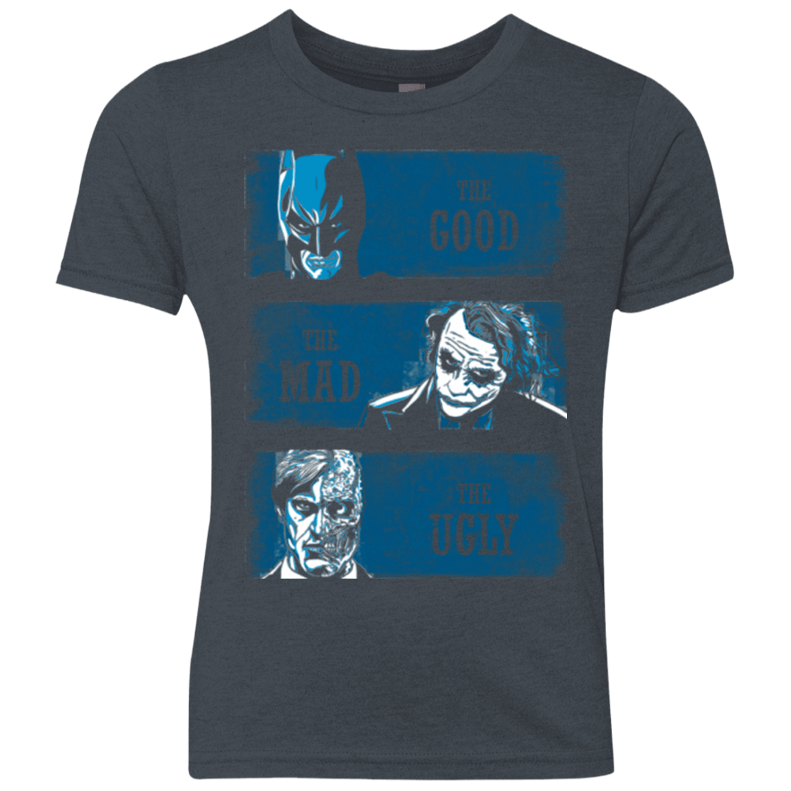 T-Shirts Vintage Navy / YXS The Good the Mad and the Ugly Youth Triblend T-Shirt