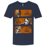 T-Shirts Midnight Navy / X-Small The Good the Mad and the Ugly2 Men's Premium V-Neck