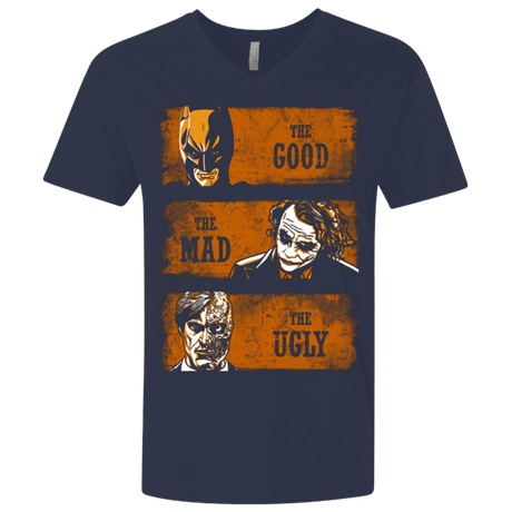 T-Shirts Midnight Navy / X-Small The Good the Mad and the Ugly2 Men's Premium V-Neck