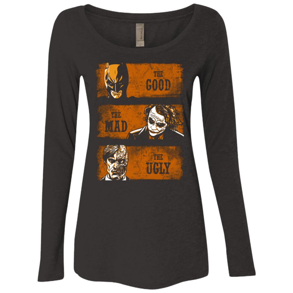 T-Shirts Vintage Black / Small The Good the Mad and the Ugly2 Women's Triblend Long Sleeve Shirt