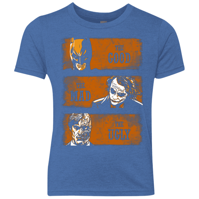 T-Shirts Vintage Royal / YXS The Good the Mad and the Ugly2 Youth Triblend T-Shirt