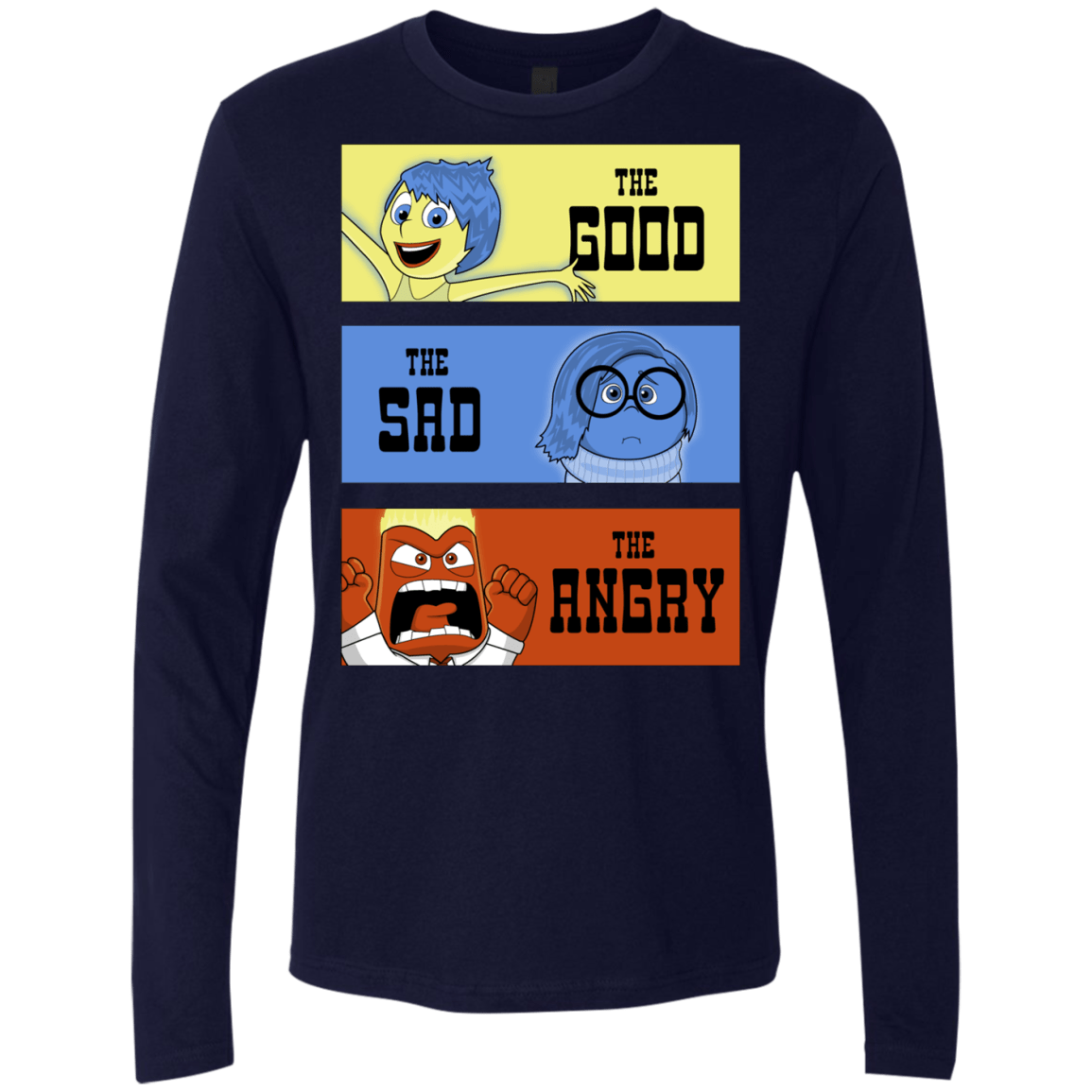 T-Shirts Midnight Navy / S The Good, the Sad & the Angry Men's Premium Long Sleeve