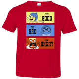 T-Shirts Red / 2T The Good, the Sad & the Angry Toddler Premium T-Shirt