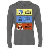T-Shirts Premium Heather / X-Small The Good, the Sad & the Angry Triblend Long Sleeve Hoodie Tee