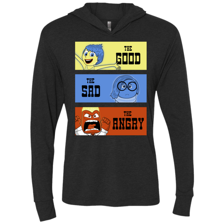 T-Shirts Vintage Black / X-Small The Good, the Sad & the Angry Triblend Long Sleeve Hoodie Tee