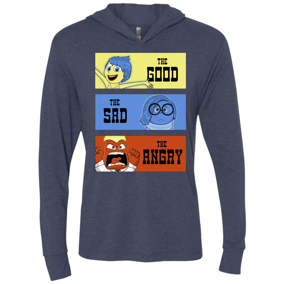 T-Shirts Vintage Navy / X-Small The Good, the Sad & the Angry Triblend Long Sleeve Hoodie Tee