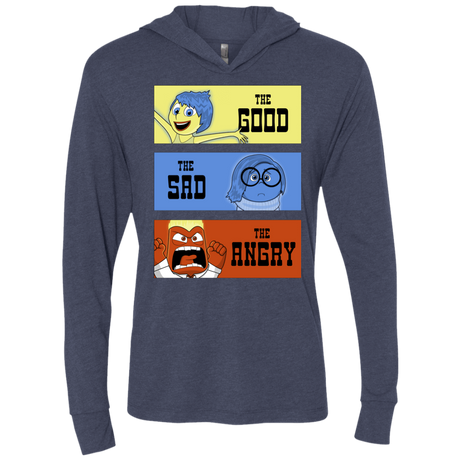 T-Shirts Vintage Navy / X-Small The Good, the Sad & the Angry Triblend Long Sleeve Hoodie Tee