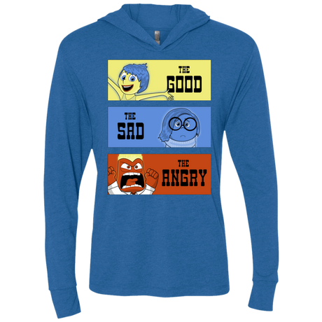 T-Shirts Vintage Royal / X-Small The Good, the Sad & the Angry Triblend Long Sleeve Hoodie Tee