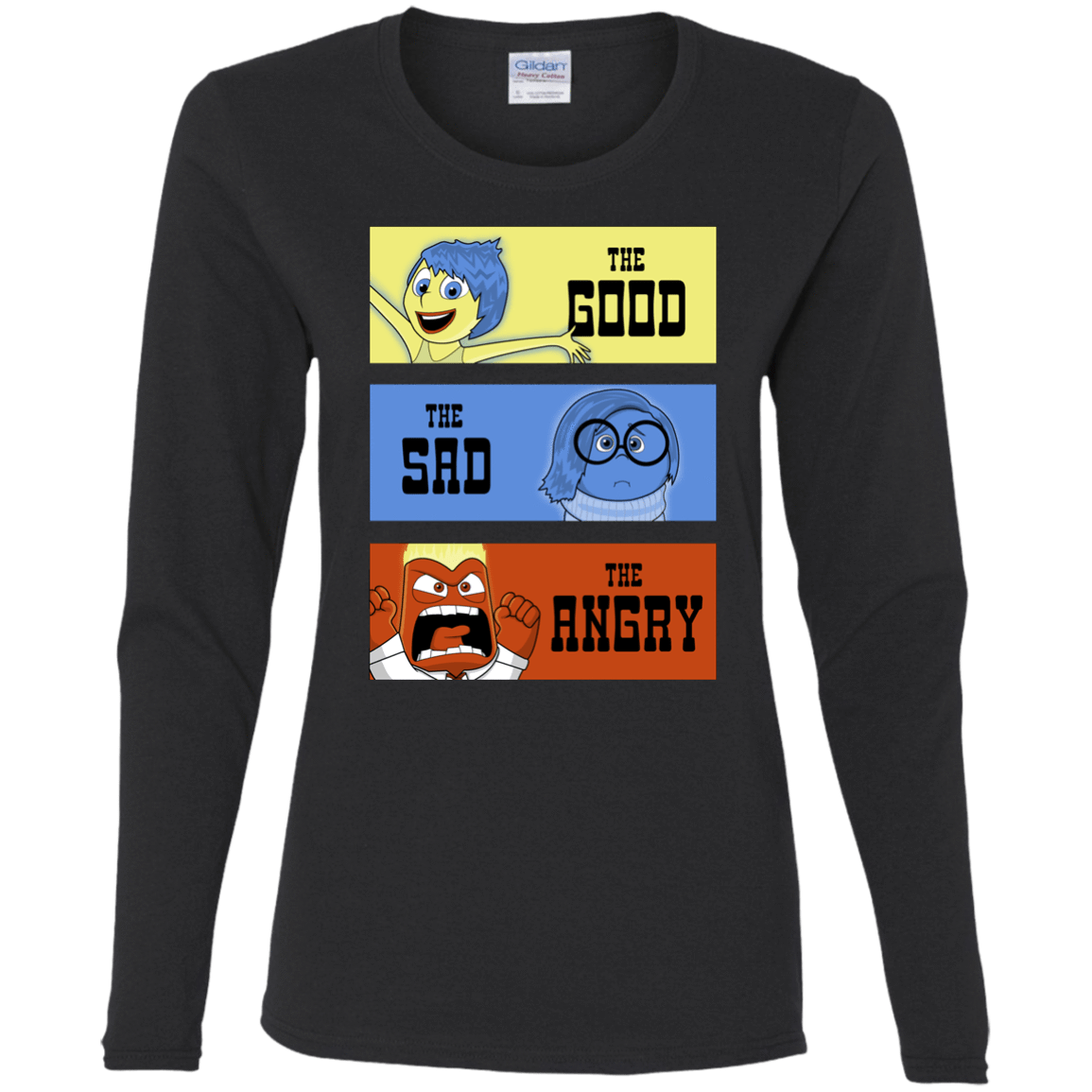 T-Shirts Black / S The Good, the Sad & the Angry Women's Long Sleeve T-Shirt