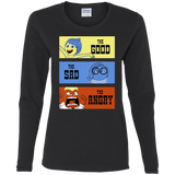 T-Shirts Black / S The Good, the Sad & the Angry Women's Long Sleeve T-Shirt