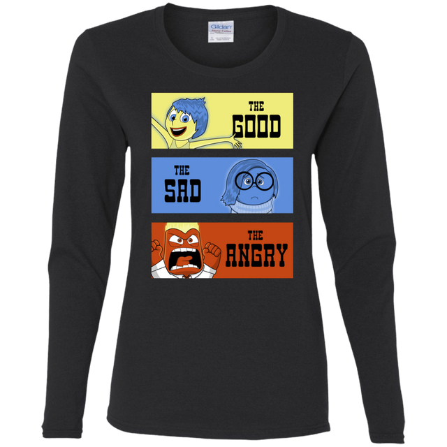 T-Shirts Black / S The Good, the Sad & the Angry Women's Long Sleeve T-Shirt