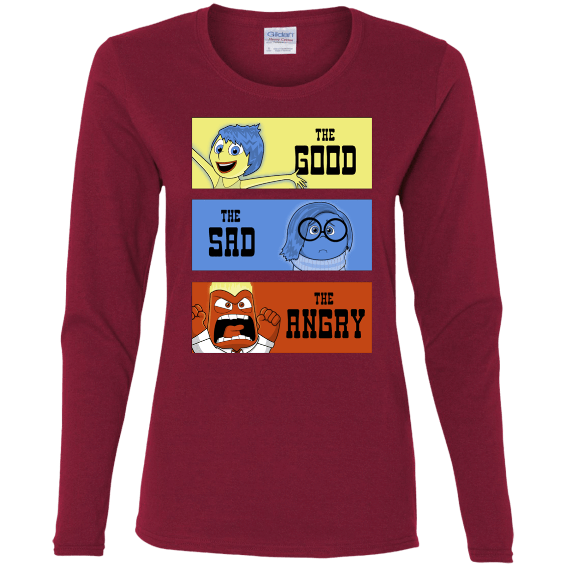 T-Shirts Cardinal / S The Good, the Sad & the Angry Women's Long Sleeve T-Shirt