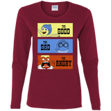 T-Shirts Cardinal / S The Good, the Sad & the Angry Women's Long Sleeve T-Shirt