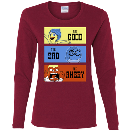 T-Shirts Cardinal / S The Good, the Sad & the Angry Women's Long Sleeve T-Shirt