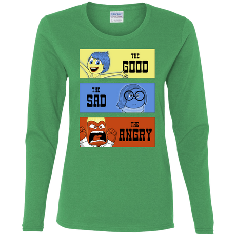 T-Shirts Irish Green / S The Good, the Sad & the Angry Women's Long Sleeve T-Shirt