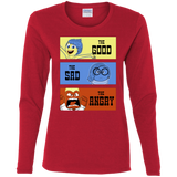 T-Shirts Red / S The Good, the Sad & the Angry Women's Long Sleeve T-Shirt