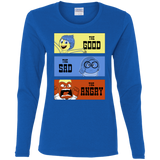 T-Shirts Royal / S The Good, the Sad & the Angry Women's Long Sleeve T-Shirt