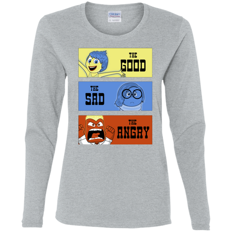 T-Shirts Sport Grey / S The Good, the Sad & the Angry Women's Long Sleeve T-Shirt