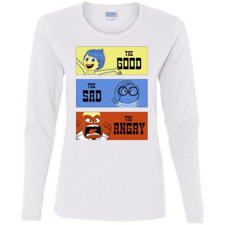 T-Shirts White / S The Good, the Sad & the Angry Women's Long Sleeve T-Shirt