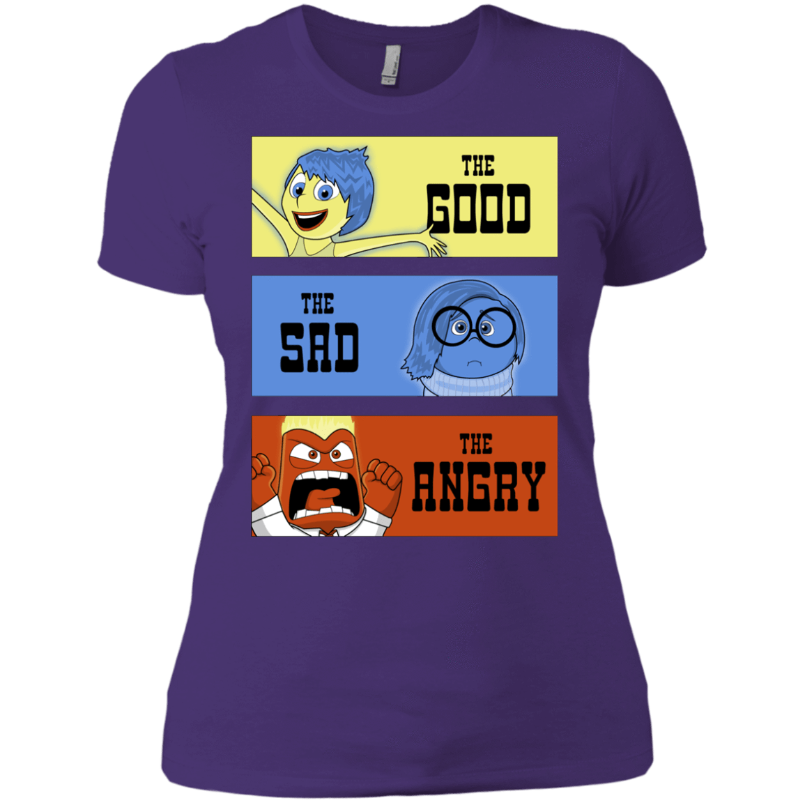 T-Shirts Purple Rush/ / X-Small The Good, the Sad & the Angry Women's Premium T-Shirt