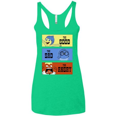 T-Shirts Envy / X-Small The Good, the Sad & the Angry Women's Triblend Racerback Tank
