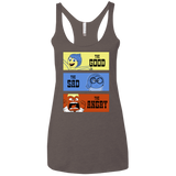 T-Shirts Macchiato / X-Small The Good, the Sad & the Angry Women's Triblend Racerback Tank