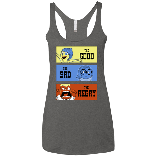 T-Shirts Premium Heather / X-Small The Good, the Sad & the Angry Women's Triblend Racerback Tank