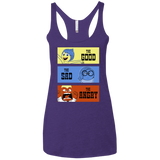 T-Shirts Purple Rush / X-Small The Good, the Sad & the Angry Women's Triblend Racerback Tank