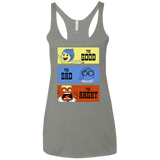 T-Shirts Venetian Grey / X-Small The Good, the Sad & the Angry Women's Triblend Racerback Tank