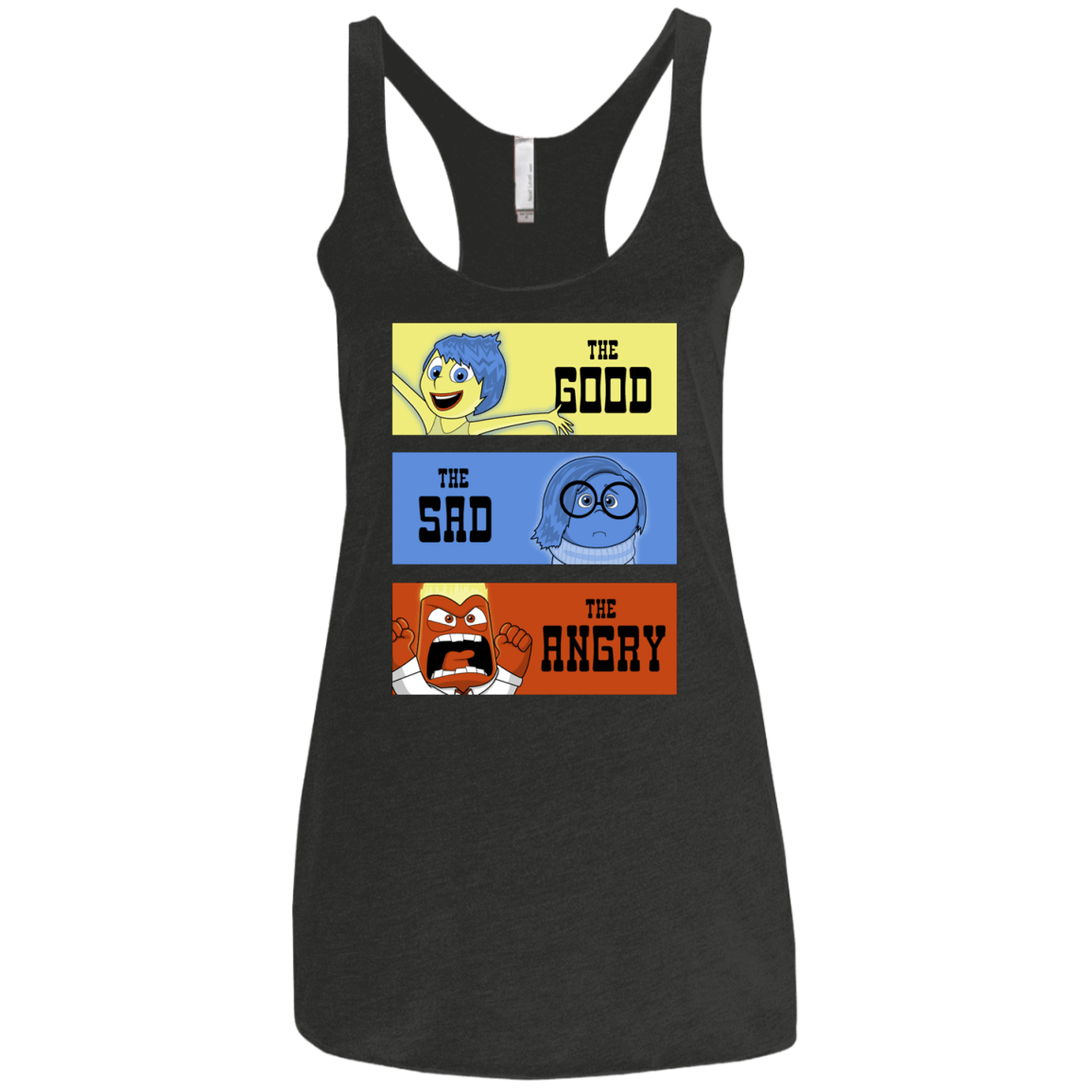 T-Shirts Vintage Black / X-Small The Good, the Sad & the Angry Women's Triblend Racerback Tank