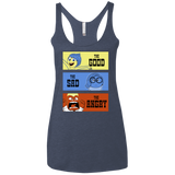 T-Shirts Vintage Navy / X-Small The Good, the Sad & the Angry Women's Triblend Racerback Tank