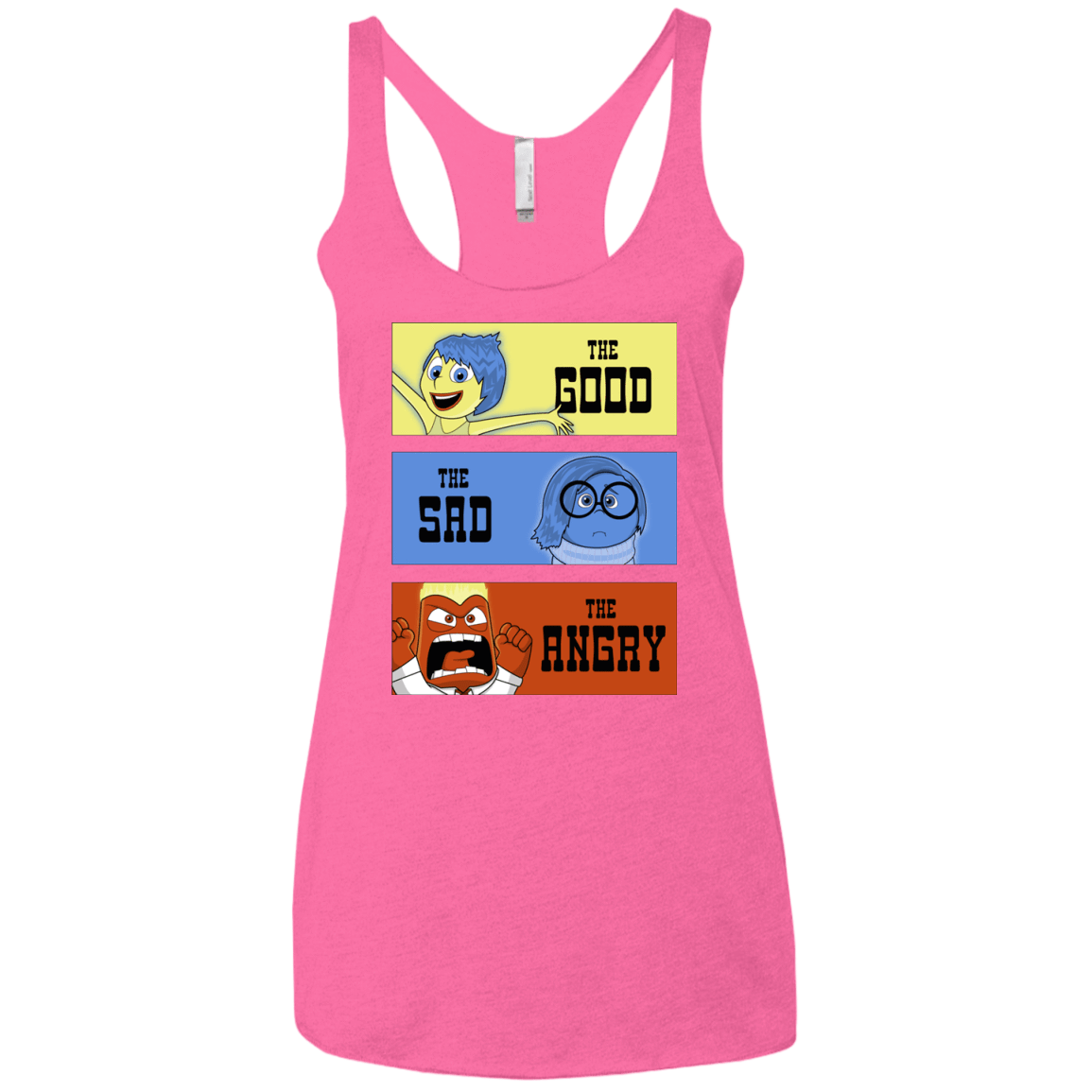 T-Shirts Vintage Pink / X-Small The Good, the Sad & the Angry Women's Triblend Racerback Tank