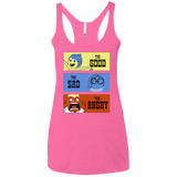 T-Shirts Vintage Pink / X-Small The Good, the Sad & the Angry Women's Triblend Racerback Tank