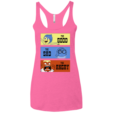 T-Shirts Vintage Pink / X-Small The Good, the Sad & the Angry Women's Triblend Racerback Tank