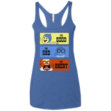 T-Shirts Vintage Royal / X-Small The Good, the Sad & the Angry Women's Triblend Racerback Tank