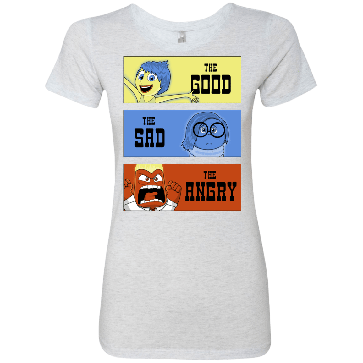 T-Shirts Heather White / S The Good, the Sad & the Angry Women's Triblend T-Shirt