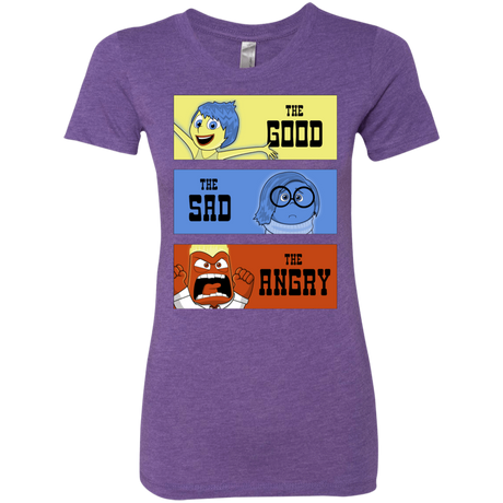 T-Shirts Purple Rush / S The Good, the Sad & the Angry Women's Triblend T-Shirt