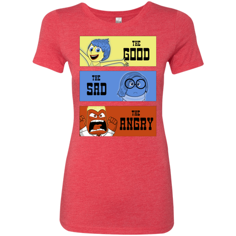 T-Shirts Vintage Red / S The Good, the Sad & the Angry Women's Triblend T-Shirt