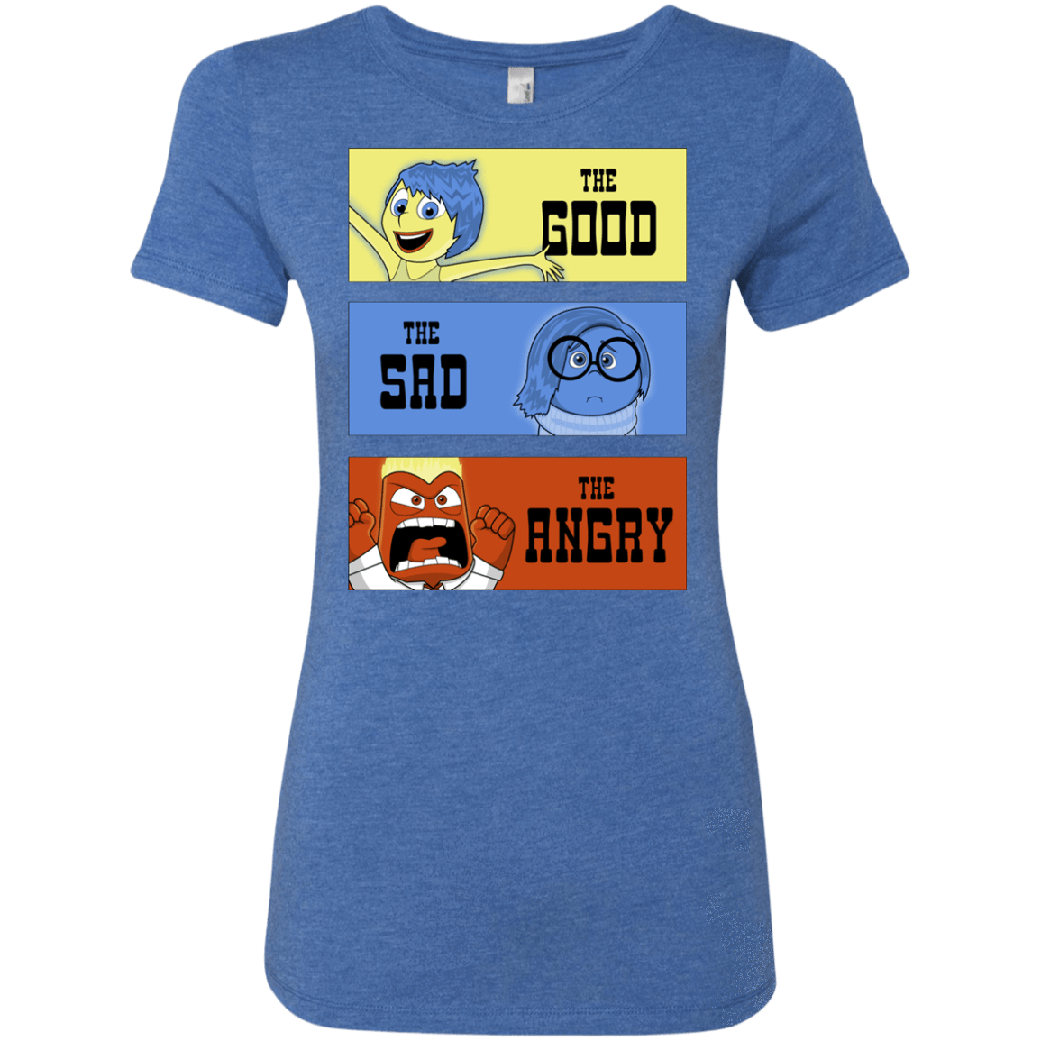 T-Shirts Vintage Royal / S The Good, the Sad & the Angry Women's Triblend T-Shirt